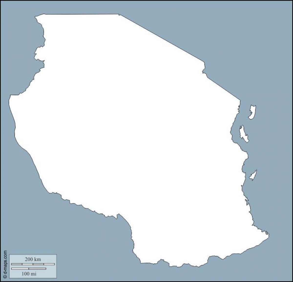Mapa tanzanie osnovy
