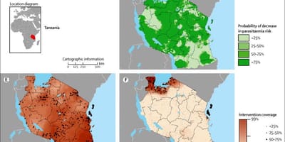 Mapa tanzanie malárie 