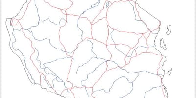 Slepá mapa tanzanie